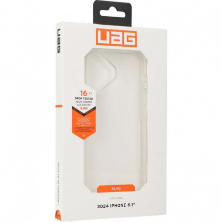 Apple iPhone 16 Hülle Urban Armor Gear Plyo Premium-Gehäuse  MagSAFE  Eis