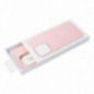 Apple iPhone 16 Plus Hülle Leather Mag Cover Elegant  MagSAFE  Sandrosa