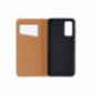 Apple iPhone 16e Book Handytaschen Leather case SMART PRO Elegant  Braun