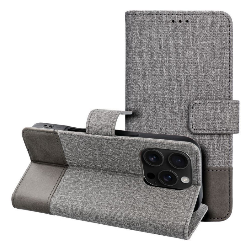 Samsung Galaxy A26 Book Handytaschen GOMMA Elegant Grau Samsung Galaxy A26 Book Handytaschen GOMMA Elegant Grau