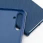 XIAOMI Redmi 14C Book Handytaschen LUNA Book Carbon Kohlenstoff-Faser, Elegant  Blau