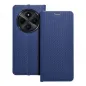 XIAOMI Redmi 14C Book Handytaschen LUNA Book Carbon Kohlenstoff-Faser, Elegant  Blau