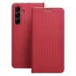 XIAOMI Redmi Note 14 5G Book Handytaschen LUNA Book Carbon Kohlenstoff-Faser, Elegant  Rot