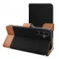 Samsung Galaxy A35 Book Handytaschen JEANS Elegant Schwarz Samsung Galaxy A35 Book Handytaschen JEANS Elegant Schwarz