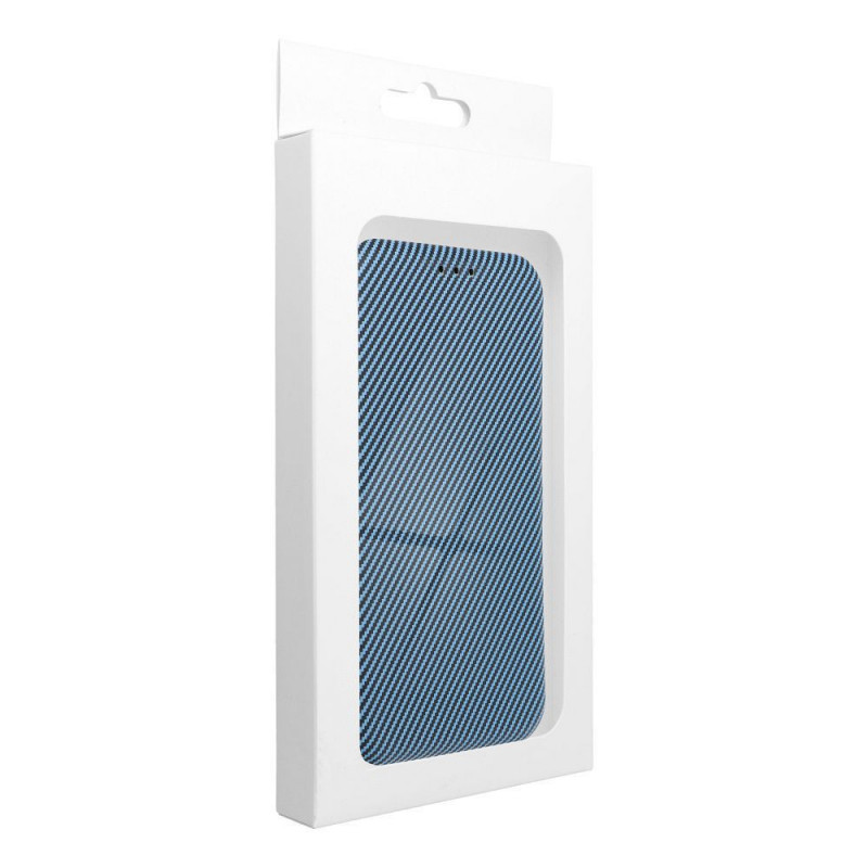 Samsung Galaxy A35 Book Handytaschen FOLIO Side Magnet Elegant, Kohlenstoffmuster Blau Samsung Galaxy A35 Book Handytaschen FOLIO Side Magnet Elegant, Kohlenstoffmuster Blau