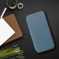 Samsung Galaxy A35 Book Handytaschen FOLIO Side Magnet Elegant, Kohlenstoffmuster Blau Samsung Galaxy A35 Book Handytaschen FOLIO Side Magnet Elegant, Kohlenstoffmuster Blau
