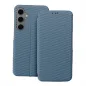 Samsung Galaxy A35 Book Handytaschen FOLIO Side Magnet Elegant, Kohlenstoffmuster Blau Samsung Galaxy A35 Book Handytaschen FOLIO Side Magnet Elegant, Kohlenstoffmuster Blau