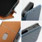 Samsung Galaxy A35 Book Handytaschen FOLIO Side Magnet Elegant, Kohlenstoffmuster Blau Samsung Galaxy A35 Book Handytaschen FOLIO Side Magnet Elegant, Kohlenstoffmuster Blau