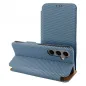 Samsung Galaxy A35 Book Handytaschen FOLIO Side Magnet Elegant, Kohlenstoffmuster Blau Samsung Galaxy A35 Book Handytaschen FOLIO Side Magnet Elegant, Kohlenstoffmuster Blau