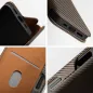 Samsung Galaxy A35 Book Handytaschen FOLIO Side Magnet Elegant, Kohlenstoffmuster Braun Samsung Galaxy A35 Book Handytaschen FOLIO Side Magnet Elegant, Kohlenstoffmuster Braun