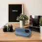 Apple iPhone 16 Plus Book Handytaschen FOLIO Side Magnet Elegant, Kohlenstoffmuster Blau Apple iPhone 16 Plus Book Handytaschen FOLIO Side Magnet Elegant, Kohlenstoffmuster Blau