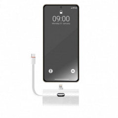 Forcell Power bank F-ENERGY Power Plug F5K3 PD 20W 5000 mAh weiß