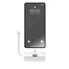 Forcell Power bank F-Energy Power Plug F5K3 5 000mAh für Typ C PD 20W weiß