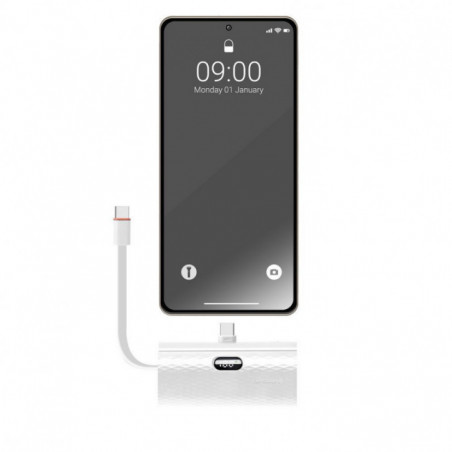 Forcell Power bank F-Energy Power Plug F5K3 5 000mAh für Typ C PD 20W weiß