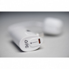 Forcell Power bank F-Energy Power Plug F5K3 5 000mAh für Typ C PD 20W weiß