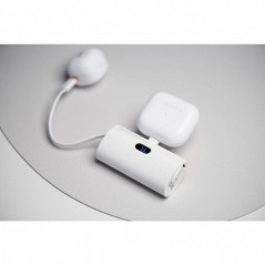 Forcell Power bank F-Energy Power Plug F5K3 5 000mAh für Typ C PD 20W weiß