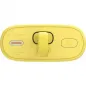 Baseus Power bank PPKDC05I 5200 mAh mit eingebautem Kabel Lightning + Kabel Typ C auf Typ C PD QC 2,4A 20W gelb rosa Baseus Power bank PPKDC05I 5200 mAh mit eingebautem Kabel Lightning + Kabel Typ C auf Typ C PD QC 2,4A 20W gelb rosa