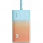 Baseus Power bank PPKDC05I 5200 mAh mit eingebautem Kabel Lightning + Kabel Typ C auf Typ C PD QC 2,4A 20W blauorange Baseus Power bank PPKDC05I 5200 mAh mit eingebautem Kabel Lightning + Kabel Typ C auf Typ C PD QC 2,4A 20W blauorange