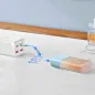 Baseus Power bank PPKDC05I 5200 mAh mit eingebautem Kabel Lightning + Kabel Typ C auf Typ C PD QC 2,4A 20W blauorange Baseus Power bank PPKDC05I 5200 mAh mit eingebautem Kabel Lightning + Kabel Typ C auf Typ C PD QC 2,4A 20W blauorange