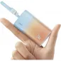 Baseus Power bank PPKDC05I 5200 mAh mit eingebautem Kabel Lightning + Kabel Typ C auf Typ C PD QC 2,4A 20W blauorange Baseus Power bank PPKDC05I 5200 mAh mit eingebautem Kabel Lightning + Kabel Typ C auf Typ C PD QC 2,4A 20W blauorange