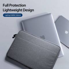 Dux Ducis Hülle LBDB für Laptop Horizontal Sleeve 13.9in dunkelgrau