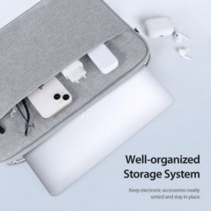 Dux Ducis Hülle LBDB für Laptop Horizontal Sleeve 15,4in hellgrau