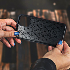 Samsung Galaxy S21 Plus 5G Hülle Carbon Elegant  Schwarz
