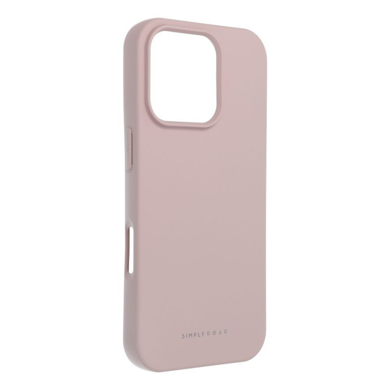 Apple iPhone 16 Pro Hülle Roar Space Monochromatische, Elegant  Rosa