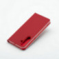 Samsung Galaxy A41 Book Handytaschen LUNA Book Carbon Kohlenstoff-Faser, Elegant  Rot