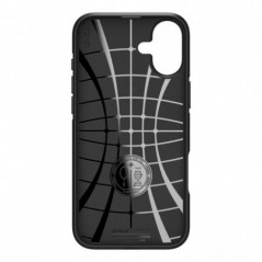 Apple iPhone 16 Gehärtete Abdeckung Spigen Armor Schwarz