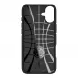 Apple iPhone 16 Gehärtete Abdeckung Spigen Armor Schwarz