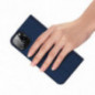 Apple iPhone 13 Pro Hülle Dux Ducis Leather Blau
