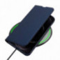 Apple iPhone 13 Pro Hülle Dux Ducis Leather Blau