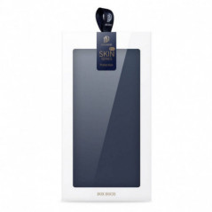 Apple iPhone 14 Plus Hülle Dux Ducis Leather Blau