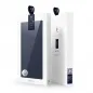 Apple iPhone 14 Plus Hülle Dux Ducis Leather Blau