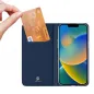 Apple iPhone 14 Plus Hülle Dux Ducis Leather Blau