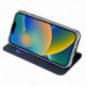 Apple iPhone 14 Plus Hülle Dux Ducis Leather Blau
