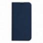 Apple iPhone 14 Plus Hülle Dux Ducis Leather Blau