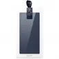 Apple iPhone 15 Plus Hülle Dux Ducis Leather Blau