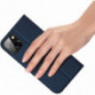 Apple iPhone 15 Plus Hülle Dux Ducis Leather Blau