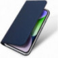 Apple iPhone 15 Plus Hülle Dux Ducis Leather Blau