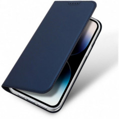 Apple iPhone 15 Pro Max Hülle Dux Ducis Leather Blau