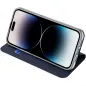 Apple iPhone 15 Pro Max Hülle Dux Ducis Leather Blau