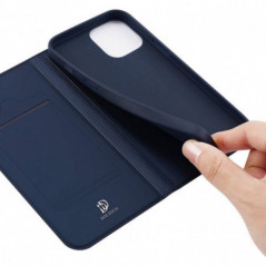 Apple iPhone 13 Hülle Dux Ducis Leather Schwarz