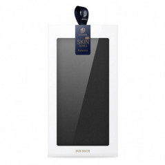 Apple iPhone 14 Plus Hülle Dux Ducis Leather Schwarz