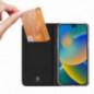 Apple iPhone 14 Pro Max Hülle Dux Ducis Leather Schwarz