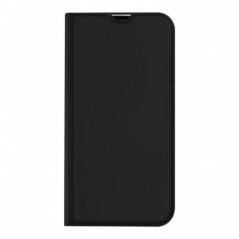 Apple iPhone 14 Pro Max Hülle Dux Ducis Leather Schwarz