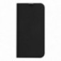 Apple iPhone 14 Pro Max Hülle Dux Ducis Leather Schwarz