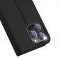 Apple iPhone 15 Pro Max Hülle Dux Ducis Leather Schwarz