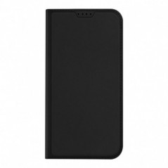 Apple iPhone 15 Pro Max Hülle Dux Ducis Leather Schwarz